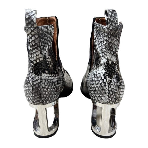 JEFFREY CAMPBELL Leather Snakeskin Orwell Boots - Picture 11 of 14